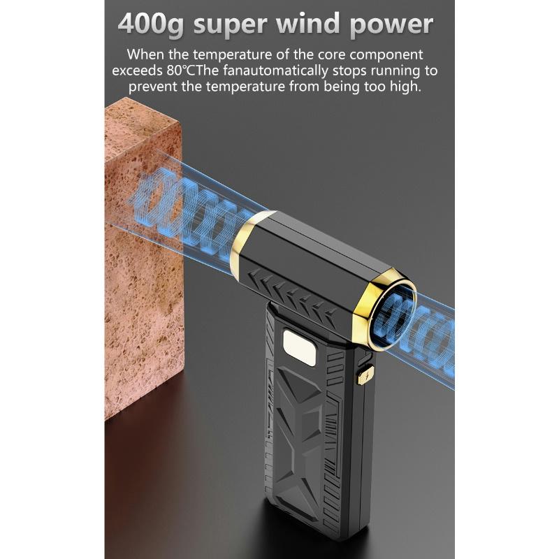 400000RPM Violent Fan Powerful Electric Air Blower Portable Dust Cleaner TypeC Charging 53m/s Brushless 10000mAh Turbo Jet Fan