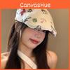 Stylish Japanese Graffiti Beret Hat For Women Perfect For Spring Summer Casual Wear