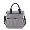 Classic Striped Mommy Bag – Large Capacity, Multi-Compartment, Wear-Resistant, with Load-Reducing Shoulder Strap for Travel