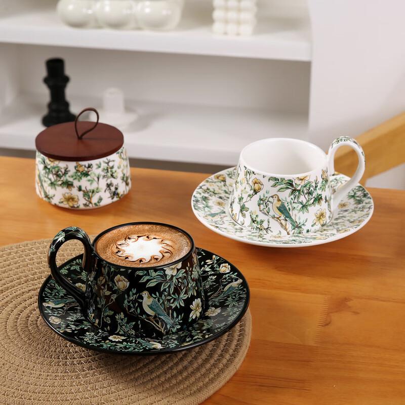 Hongyuetang Retro Keramik Kaffeetasse & Untertasse Set