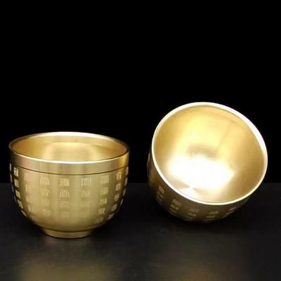 Creative Brass Baifu Cylinder Feng Shui Lucky Fortune Cornucopia Home Ornament
