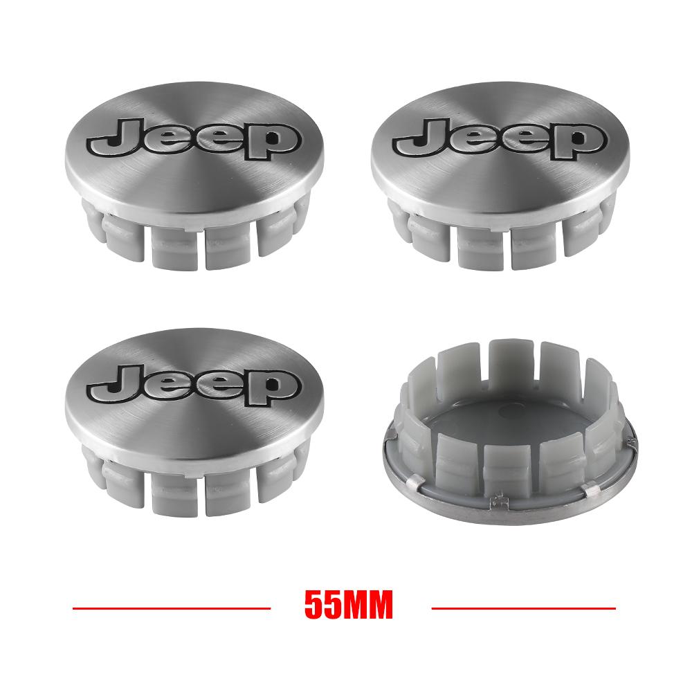 For Jeep 55mm 64mm Car Wheel Center Covers Hub Cap Badge Accessorie for Jeep Cherokee WK Gladiator Pickup Wrangler Jk Renegad