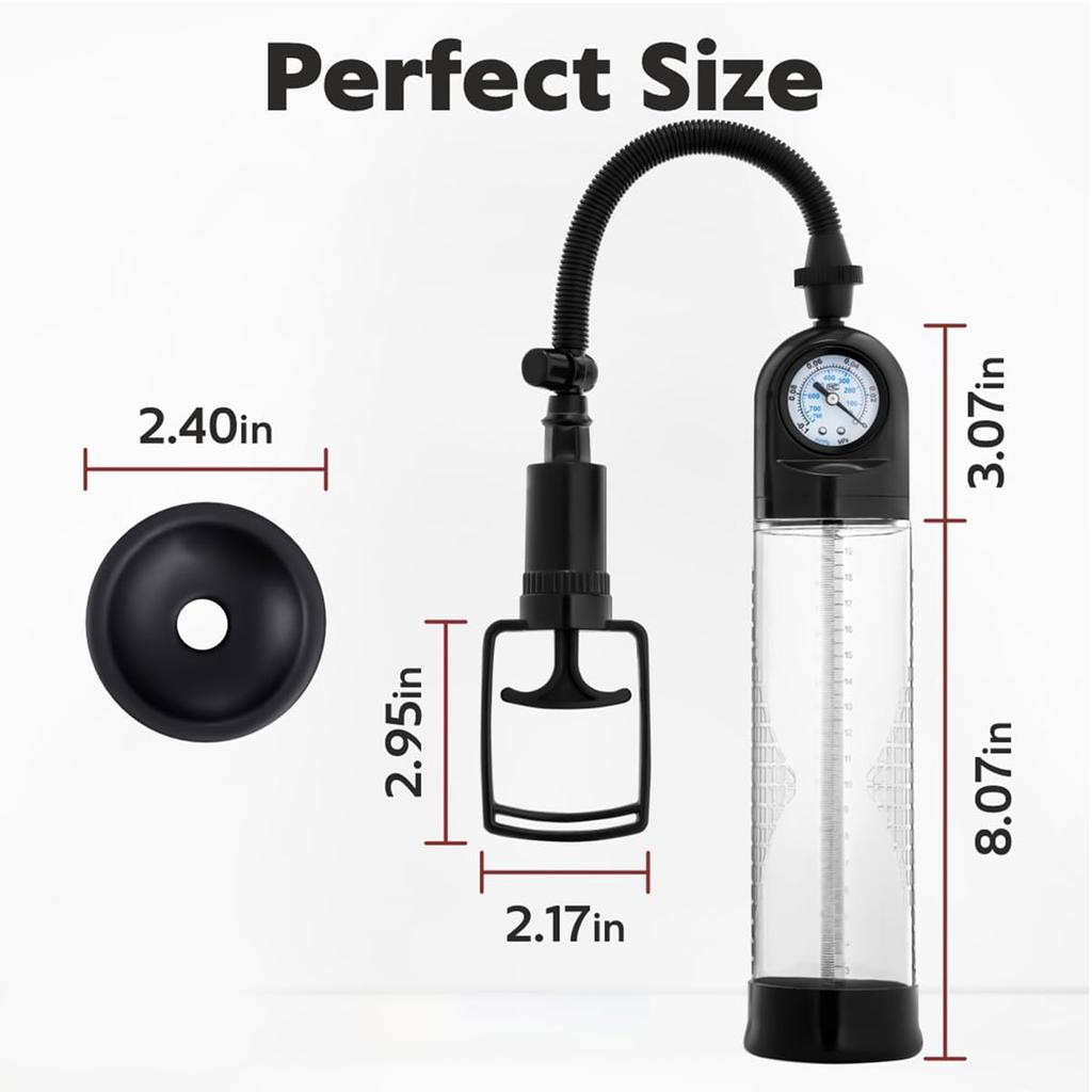 Penispumpe, manuelle Vakuum-Penisvergrößerung, Penisverlängerungspumpen, Sexspielzeug, Pumpen und Vergrößerer, Penistrainer, Sexspielzeug für erwachsene Männer