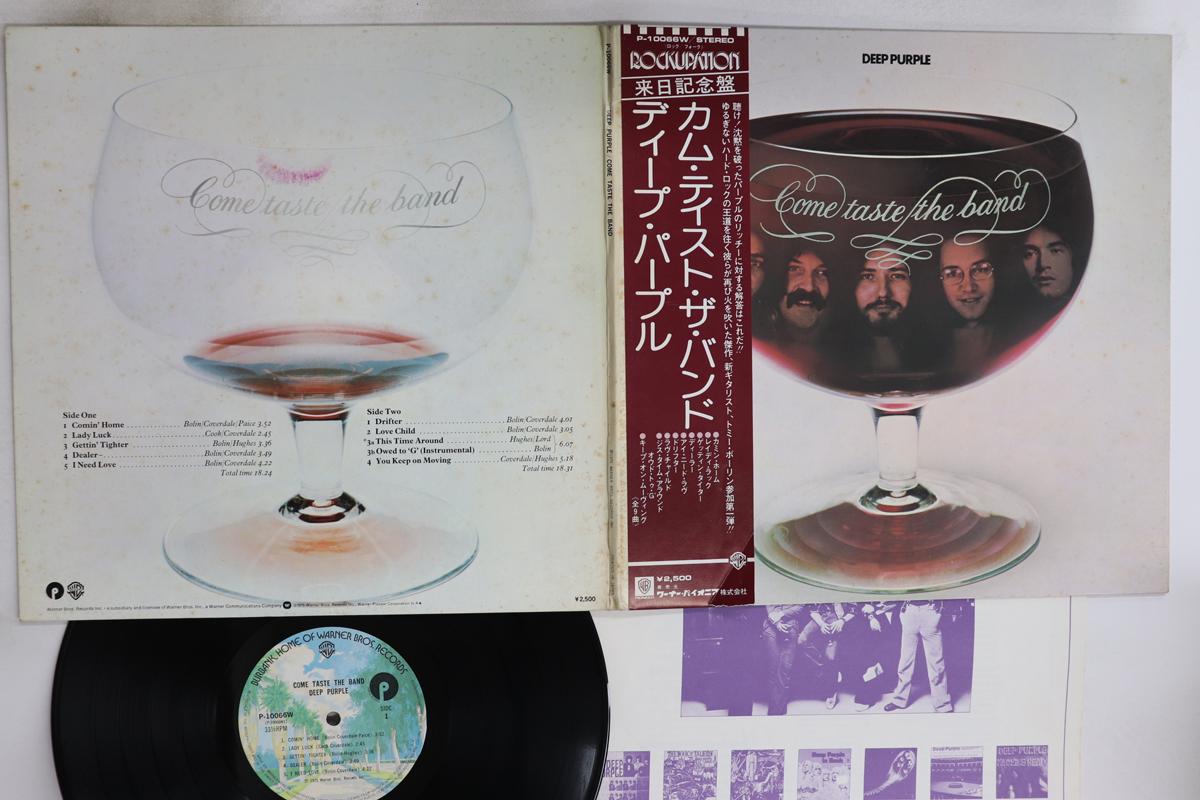 

LP Пластинка DEEP PURPLE - Come Taste The Band P10066W WARNER BROS 1975 Япония Оби Рок Б/У