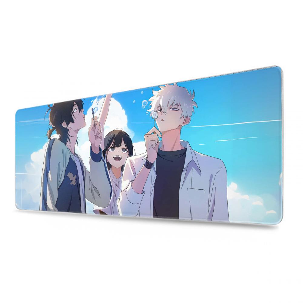 Link Click Mouse Pad 500X1000 mm Large Gaming Mousepad Gamer XL Rubber Otaku Keyboard Pad Laptop Desk Mat
