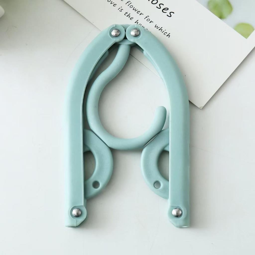 Foldable Clothes Hanger for Travel, Business, Dorms, and Home - Portable Drying Rack for Underwear and Socks