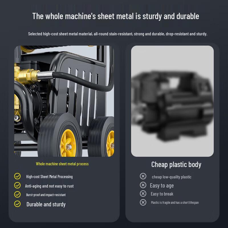 Bohele 220V High-Pressure Washer CN plug (adapter included)