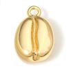 2pcs 3D Coffee Bean Food Pendants Brass Charms Gold Plated Charm DIY Necklace Women Fashion Jewelry Findings  11.5mm x 7mm