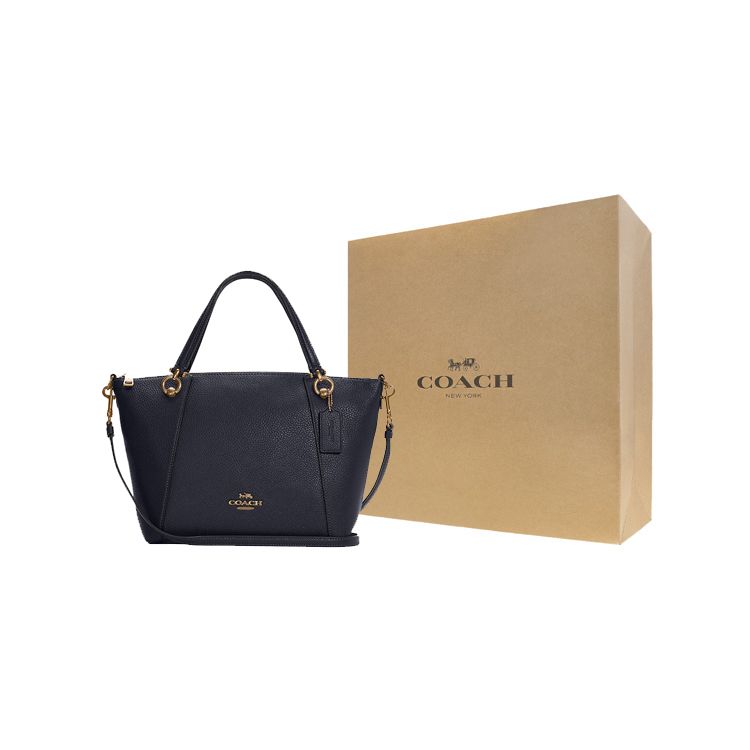 Coach Kacey 26 Large Capacity Classic Leather Shoulder Bag Crossbody Dumpling Bag Tote Bag Small Women bags Black C6229-IMBLK