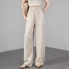 Tencel Linen Wide-Leg Women's Pants Summer 2026 - Lightweight, Cool Ice Silk Casual Design by Yamamoto.