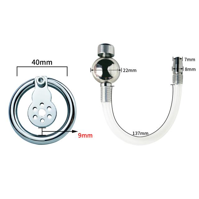 Men's Chastity Lock Metal Cb Lock Penis Cage Adult Toys Cockring Cuckold Femdom  Slave Chastity Belt Sissy Stainless Steel