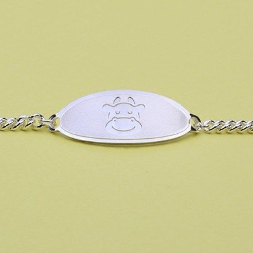 [As Little] Baby Silver Bracelet Children Kids Silver 925 Ox Year Gift