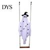 Decorazione fantasma oscillante leggera, grande altalena da appendere, decorazione di Halloween, 1,5 m, spettrale, su un decoro da giardino luminoso con cappello da strega per albero, portico, cortile