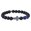 JYL TS Bracelet Cross  Elastic Beaded Invokes Faith & Guardian Energy