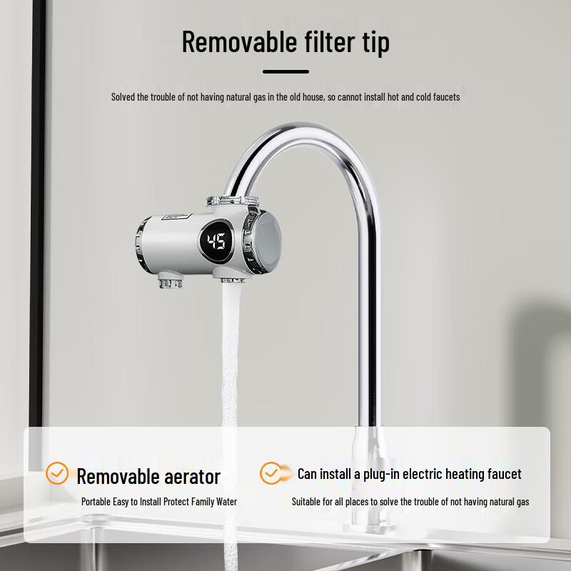 Kitchen Sink Stainless Steel Single Cold Swivel Faucet