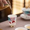 High-end Mutton Fat Jade White Porcelain Master Cup, Ceramic Tea Cup, Household Single Cup, Personal Engraved Tea Cup