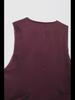 Sleeveless Slim Vest & Wide-Leg Pants Women's Suit