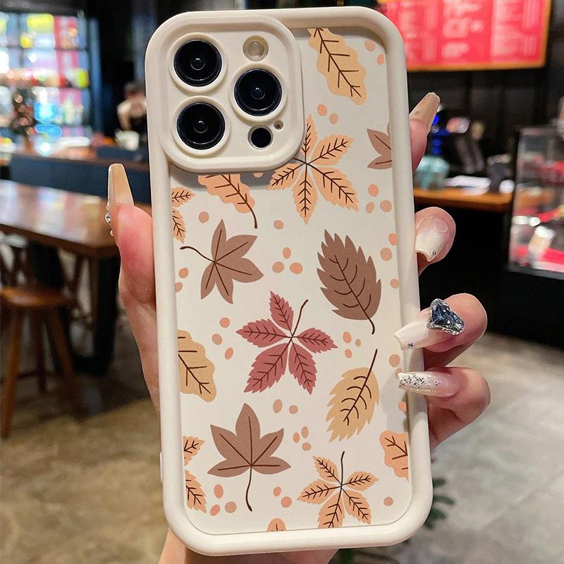 Autumn Leaves Artistic Silicone Phone Case For Xiaomi Redmi Note 14 13 12 Pro Plus 5G 12S 11 10 Redmi 13 12 14C 13C 12C 4G Cover