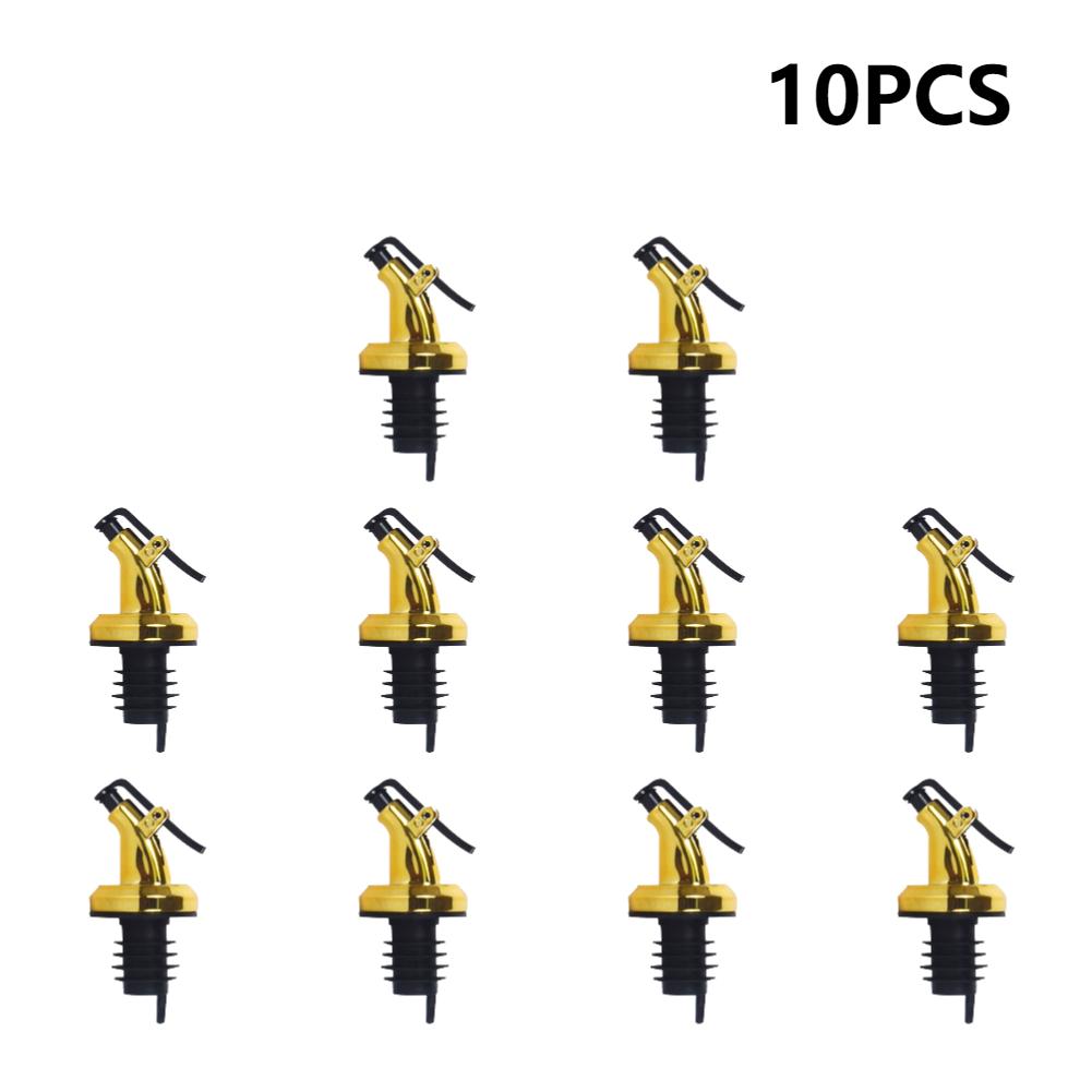 Oil and Vinegar Dispenser Pour Spouts Leak-proof Seasoning Bottle Stopper Ergonomic Multifunctional Suitable for Most Bottles