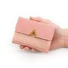 Korean Style Women's Tri-fold Wallet: Short, Multi-Card Slot Mini Card Holder