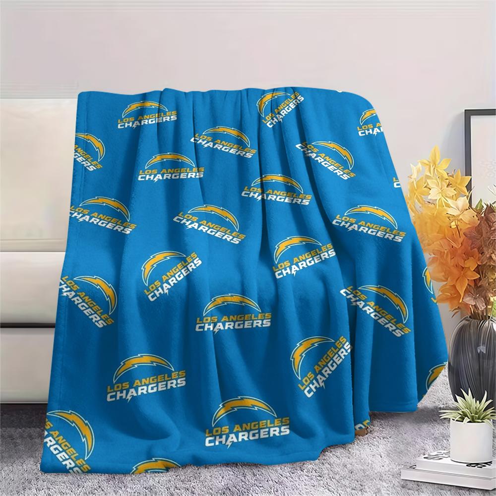 Los Angeles Rams Print Flannel Blanket, High quality Comfortable for All Seasons, Home Decor, Warmth and Comfort, Perfect for Christmas Gifts