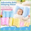 Baby Infant Memory Foam Pillow With Pure Cotton Fabric For Newborn Head Shaping Support