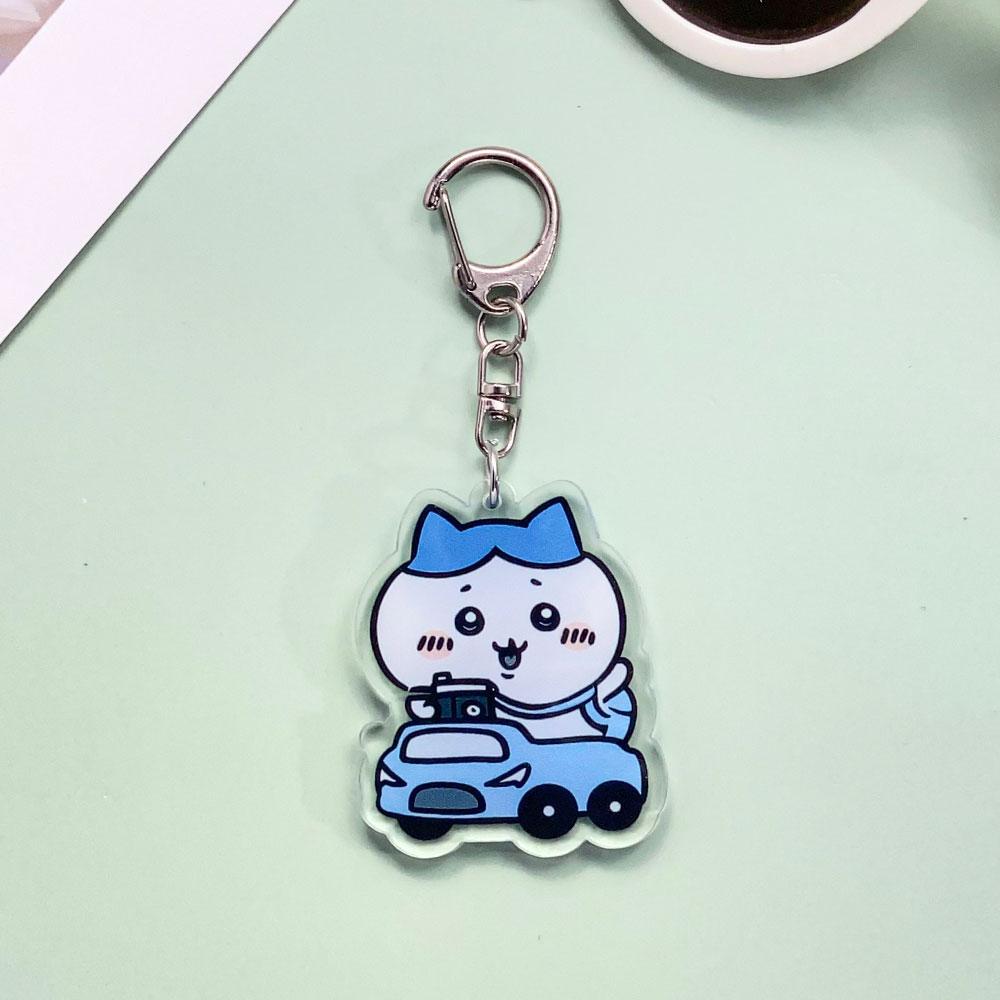 Personaggi Anime Chiikawa Carini Adorabili Portachiavi in Acrilico Accessori Ciondoli per Borsa Ciondolo Carino per Zaino Portachiavi Regali per Amici