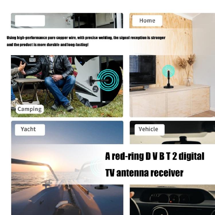 Omnidirectional Digital Antennas For Television 4K 1080P High Gains Reception 35Mile Ranges Enhanceds Signal Stability ABS