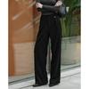 GIOVANNI VALENTINO Women's Spring Autumn Knit Straight-Leg Casual Pants