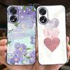 For OPPO A17 A17K Phone Case Flower Astronaut  Soft Silicone Matte Cover For Coque OPPOA17 OPPOA17K A 17 17K Fundas Shockproof