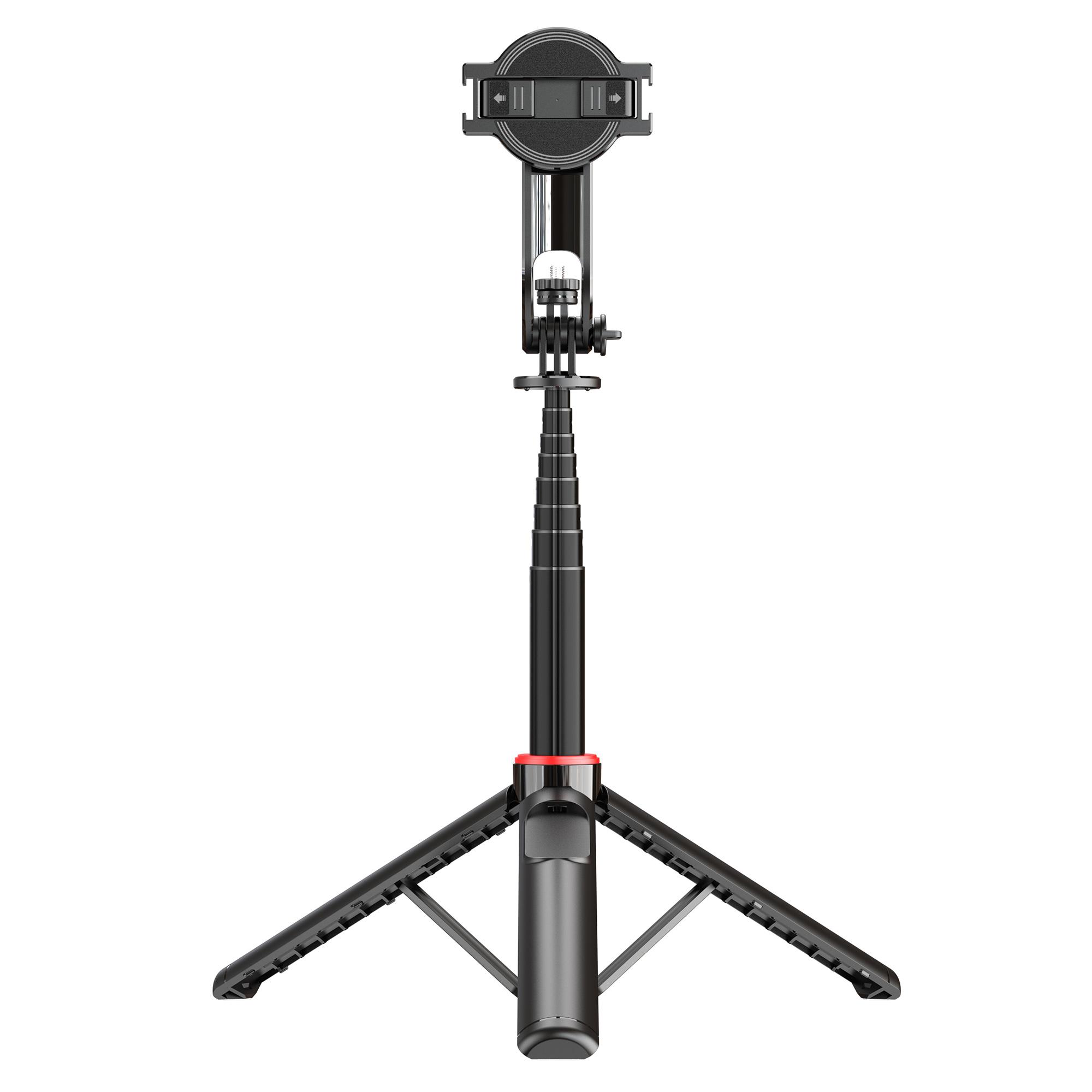 

C20 Magnetic Phone Holder Folding Selfie Stick Extendable Aluminum Alloy Pole Tripod Stand Type A