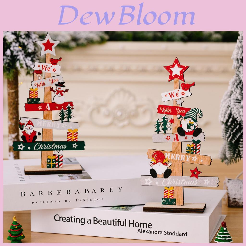 Charming Wooden Christmas Gnome And Snowman Decoration With Festive English Lettering
