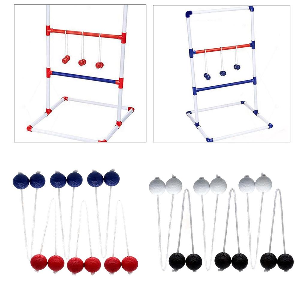 Indoor/Outdoor Ladder Toss Bolas Replacement Soft Balls Safe for Kids(6 Pack)