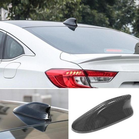 Carbon Fiber Shark Fin Antenna Aerial Cover Trim 1pcs For Honda Accord 2018-