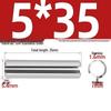 304 Stainless Steel Slotted Spring Pin, Cylindrical Shaft Pin, Locating and Hollow Pin (M5-M12)