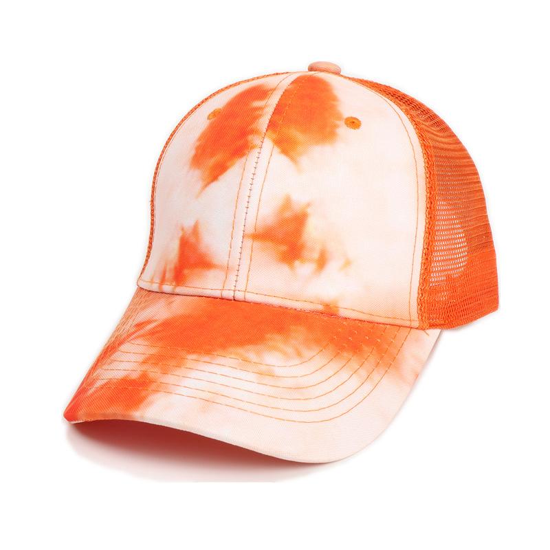 New Fashion Colorful Tie-Dye Baseball Cap Spring Men'S And Women'S Trend Lovers Hat Outdoor Sports Adjustable Sun Graffiti Bones