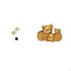 Piggy Sculpture Modern Collectible Tabletop Ornament for Desk Cabinet Bookshelf Entrance