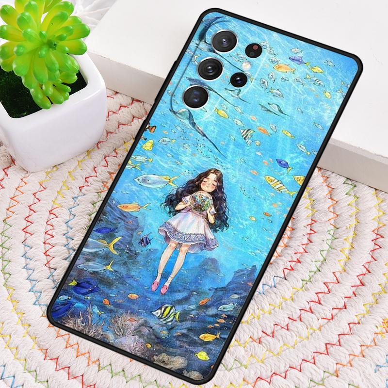 The Diary Of A Forest Girl TPU Phone Case For Samsung Galaxy note 10 pro S26 S25 S24 S23 S22 Ultra Plus S21 FE S20 Cover