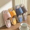 Linen Slippers Spring and Autumn Four Seasons Indoor Household Cotton and Linen Home Non-slip Summer Customization