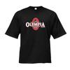 Mens Heavyweight Cotton Gym T-Shirt Loose Fit Round Neck Short Sleeve Fitness Workout