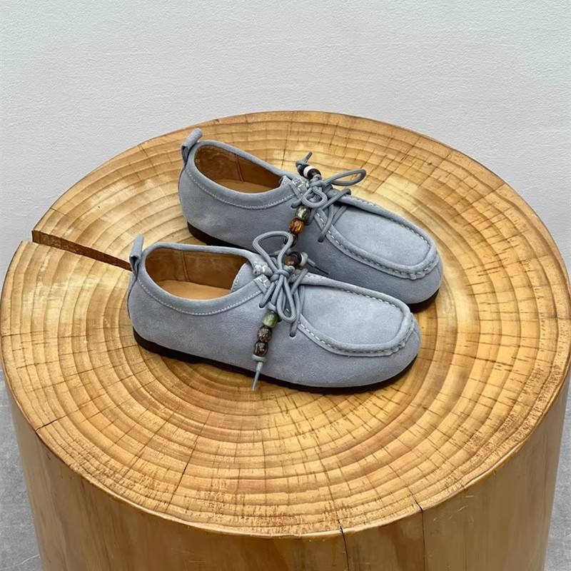 GKTINOO Genuine Leather Shoes Lace-Up Women's Casual Shoes Handmade Soft Sole Loafers Brand Casual Women's Shoes