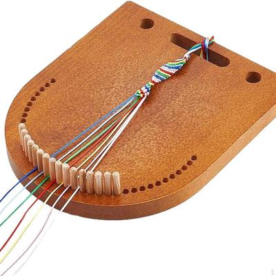 Wooden Bracelet Maker Making Kit Jewelry Wristband Braiding Tool for DIY Hand