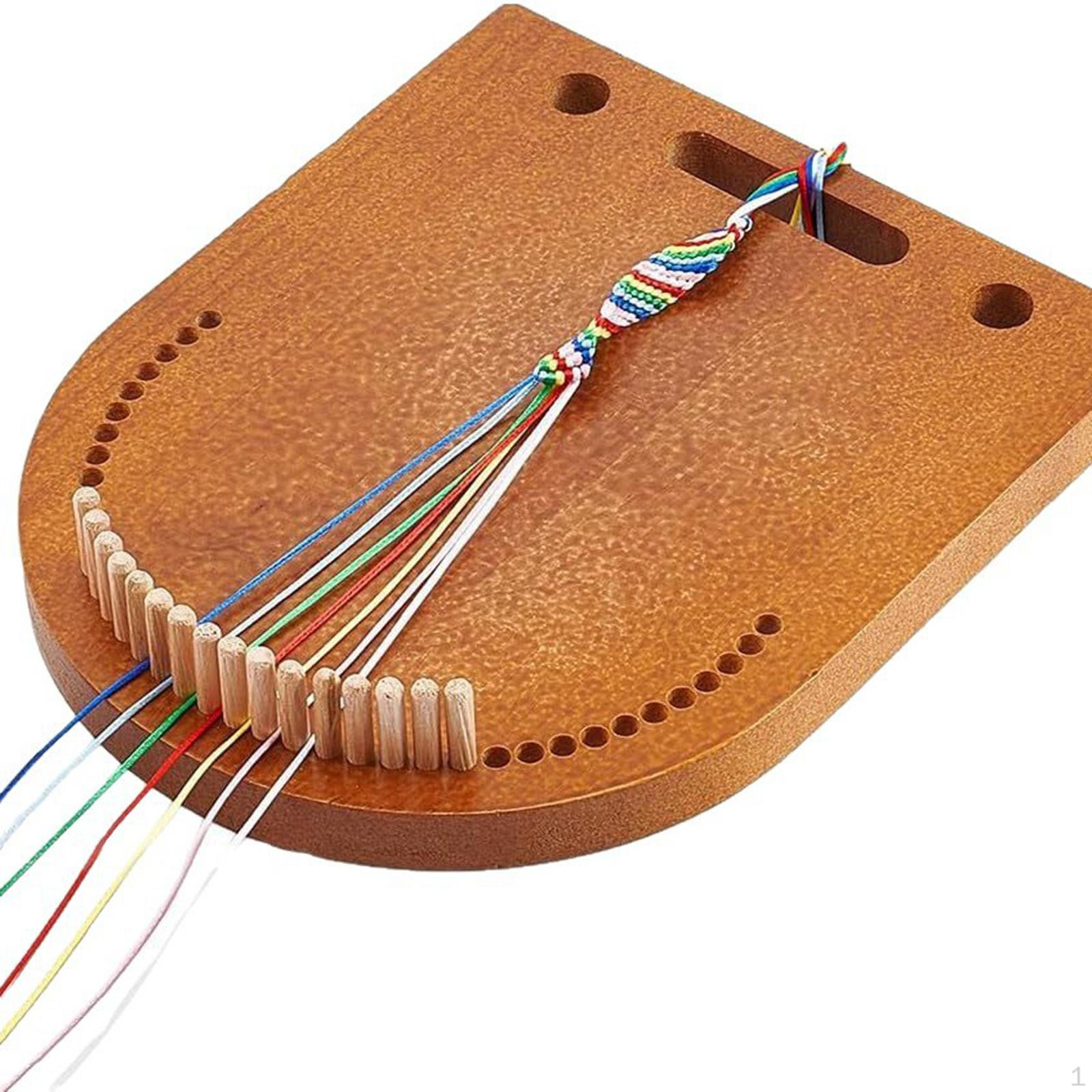 

Деревянный станок для плетения браслетов, набор для изготовления, инструмент для плетения ювелирных браслетов, для ручной работы своими руками