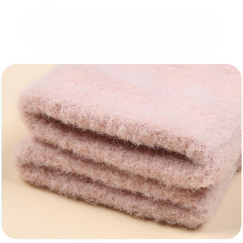 New Touch Screen Gloves for Women In Winter Coral Velvet Thickened High End Warmth Cute Cold Proof Knitted Gloves Touch Control