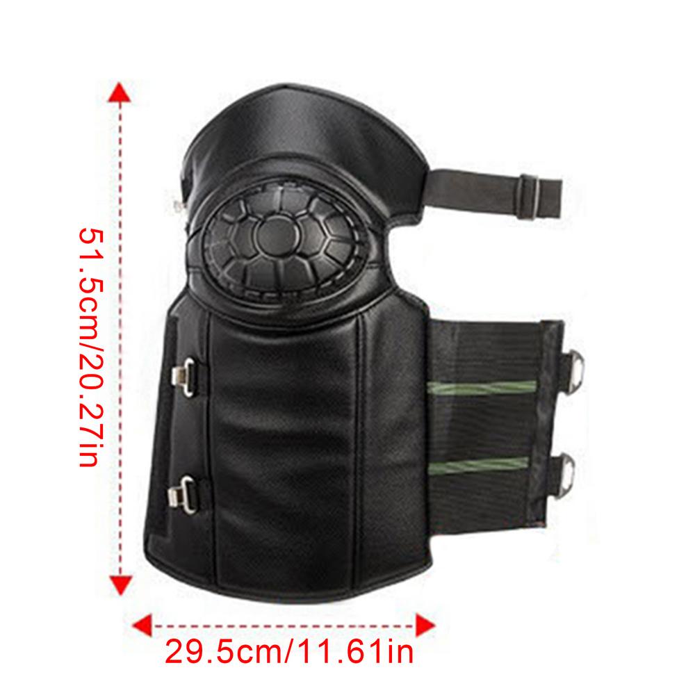 Winter Electric Motorcycle Knee Guards Riding Waterproof Cold Collision Resistant Warm PU Windproof Thickened Leg and Knee Guard