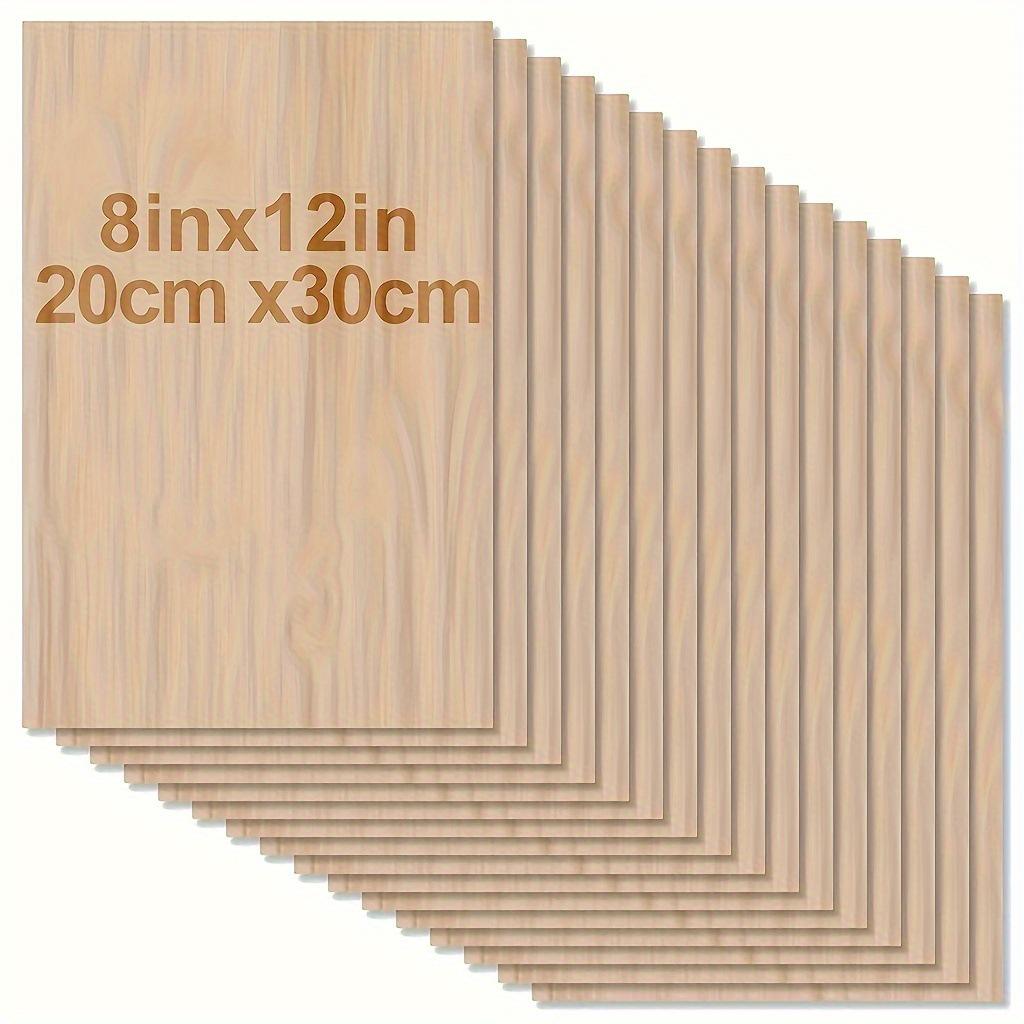 2MM Lipové drevo štiepky na laserové rezanie, DIY projekty a architektonické modely