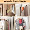 Rotating Top Hook Metal Hat Hanger 4 Hooks Hanging Hat Rack Portable Hat Display Shelf  Household