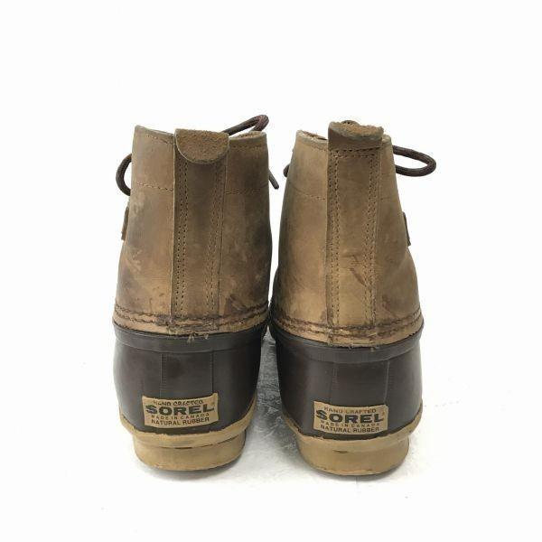Sorel /Leather Snow Boots/28.5cm/Dark Brown/Winter/Waterproof(USED)