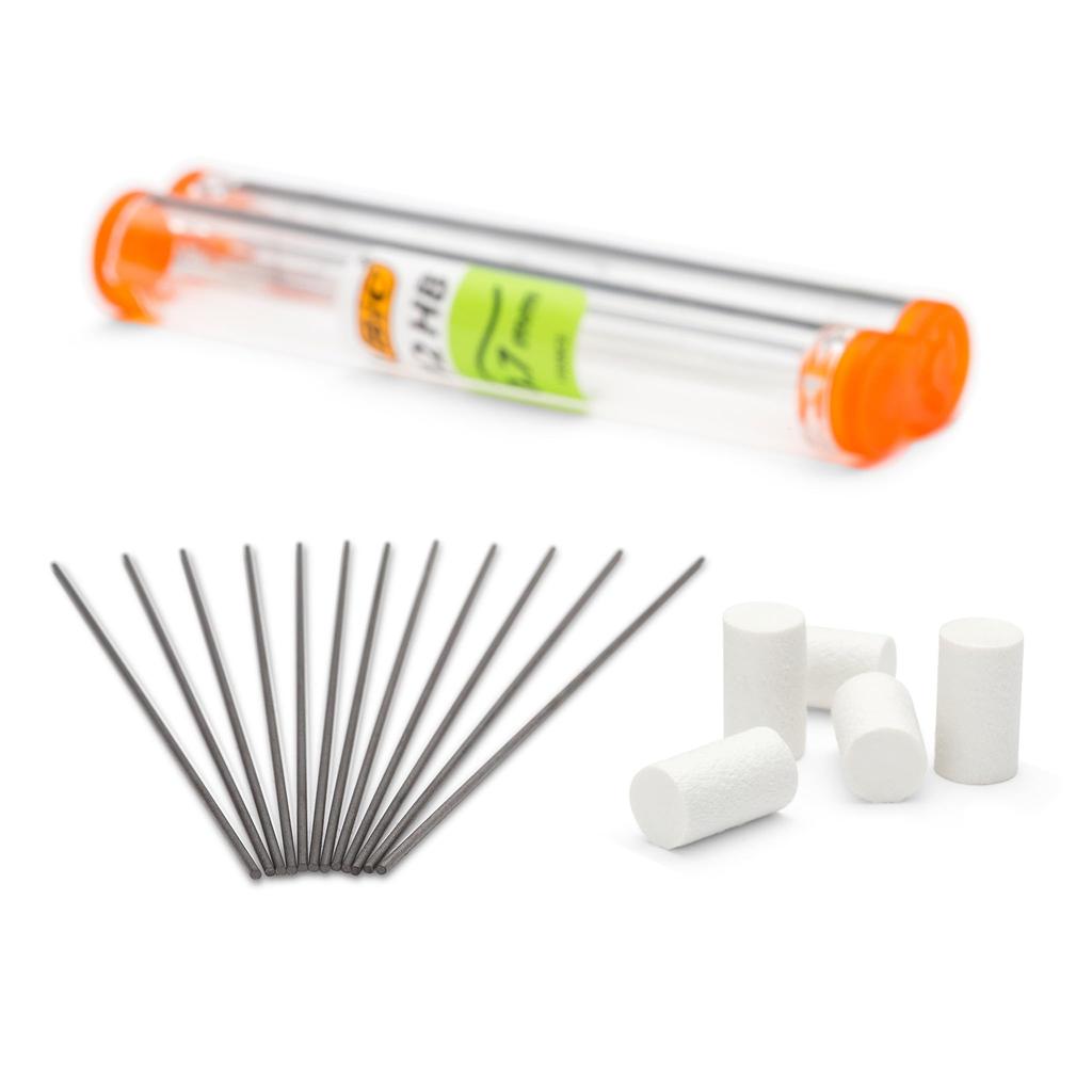 Retractable Ballpoint Pen with Mechanical Pencil BIC. 4-Color 3-in-1