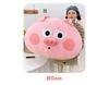Large Plush Bacon Pig Pillow Backrest - Children's Gift Doll